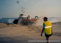 AP1-88 hovercraft promotional day by BHC -  (credit: The <a href='http://www.hovercraft-museum.org/' target='_blank'>Hovercraft Museum Trust</a>).